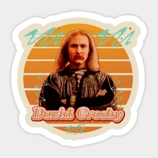 David Crosby | retro Sticker
